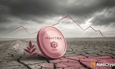 Mantra's house of cards: 91% in red, new wallets don’t want in - Will OM survive?